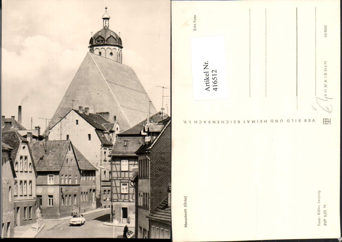416512,Neustadt an d. Orla Motiv Kirche pub VEB