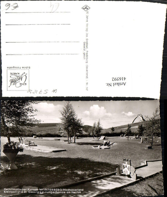 416592,Winterberg Kleingolf Minigolf u. St. Georgsprungschanze Schanze am Herrloh