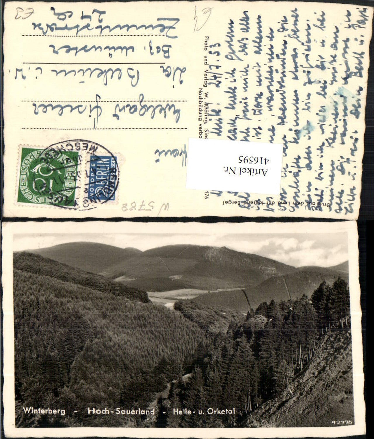 416595,Winterberg im Hochsauerland Helle- u. Orketal Landschaft