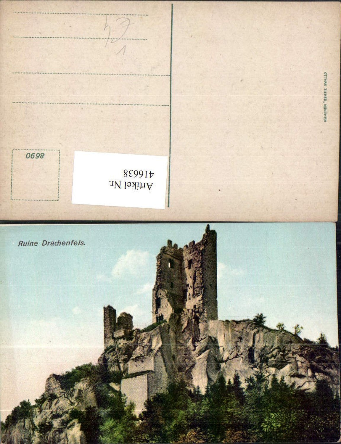416638,Ruine Drachenfels b. Königswinter pub Ottmar Zieher 8690