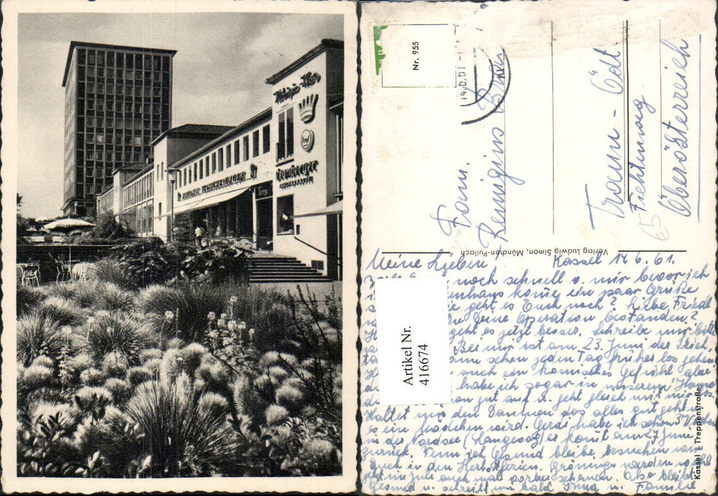 416674,Kassel Treppenstraße Versicherungen Gebäude