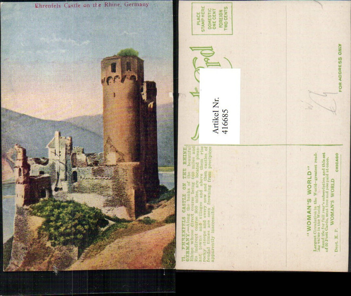 Alte Ansichtskarte – Old Postcard