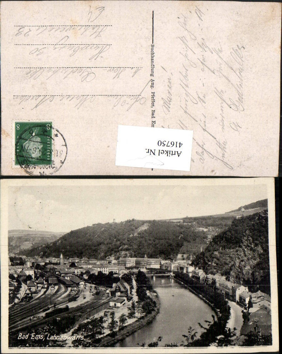 416750,Bad Ems Totale Lahnabwärts Fluss