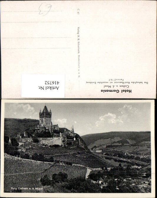 416752,Cochem an d. Mosel Burg