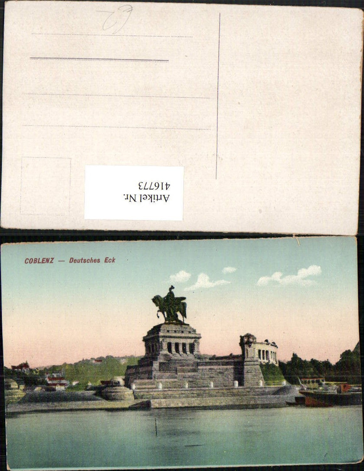 416773,Coblenz Koblenz am Rhein Deutsches Eck Denkmal