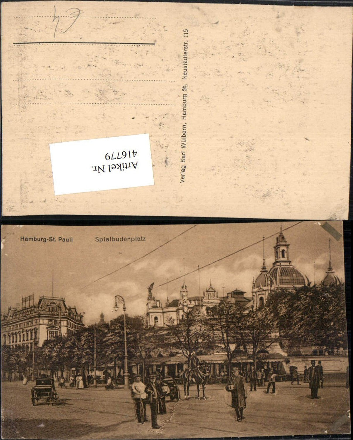 416779,Hamburg St. Pauli Spielbudenplatz Straßenansicht
