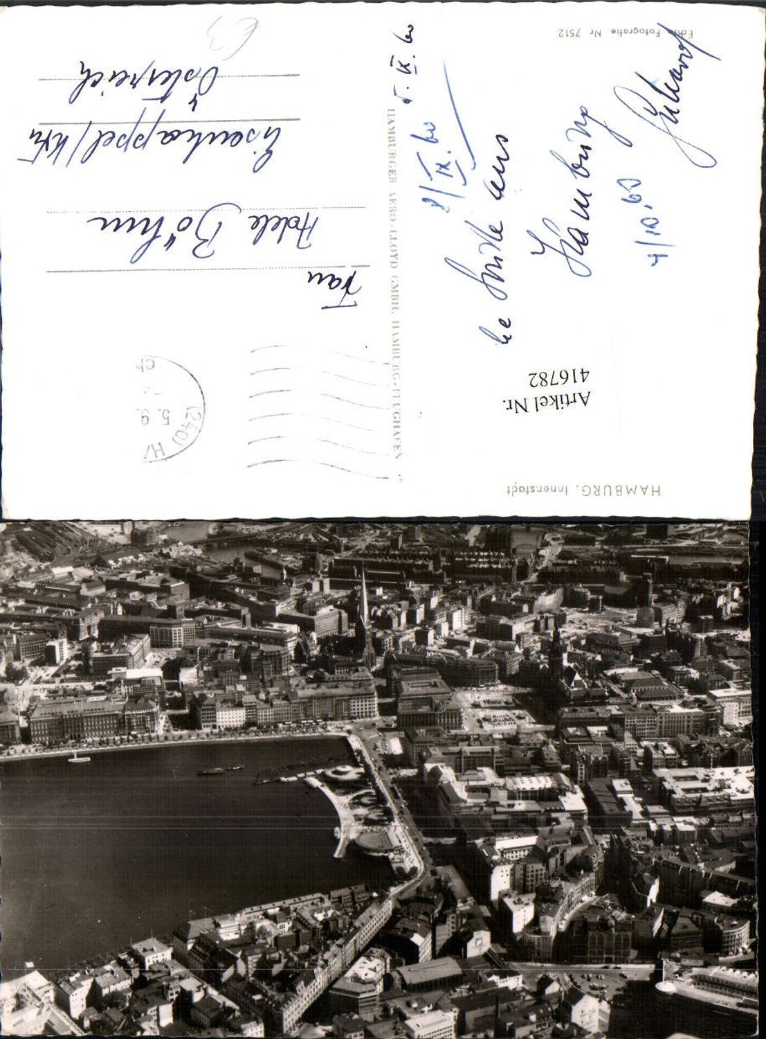 416782,Hamburg Innenstadt Teilansicht