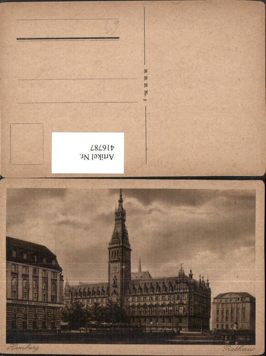 416787,Hamburg Rathaus Gebäude