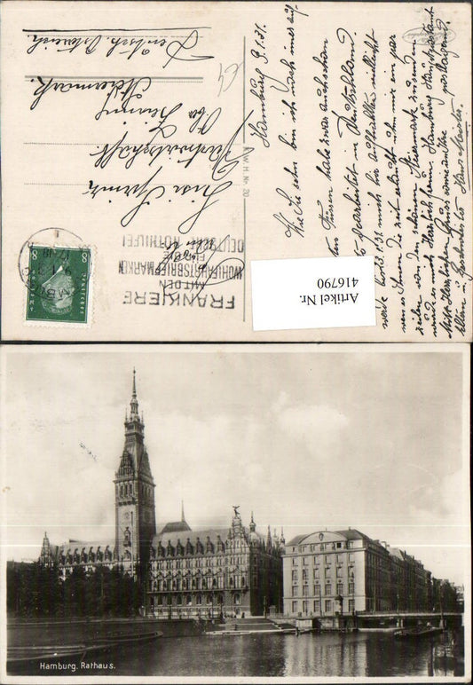 416790,Hamburg Rathaus Gebäude