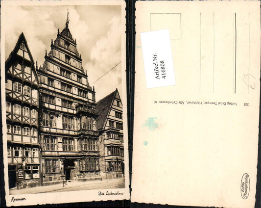 416808,Hannover Leibnizhaus Haus Gebäude