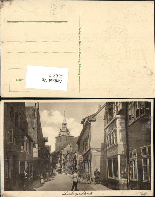 416812,Lüneburg Altstadt Straßenansicht
