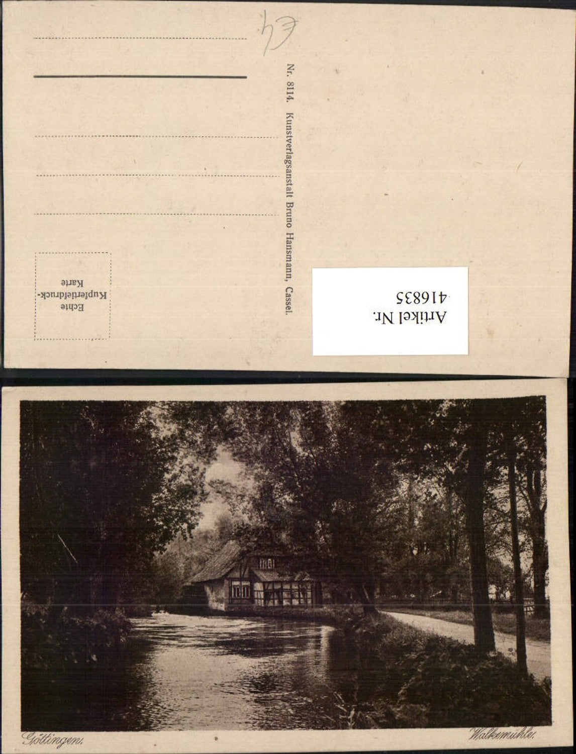 416835,Göttingen Walkemühle Wassermühle Fluss
