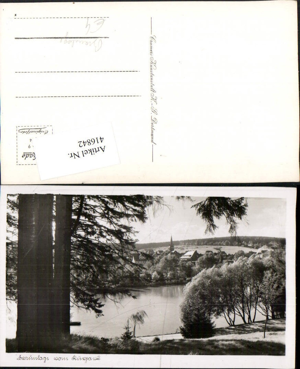 416842,Braunlage vom Kurpark Teilansicht