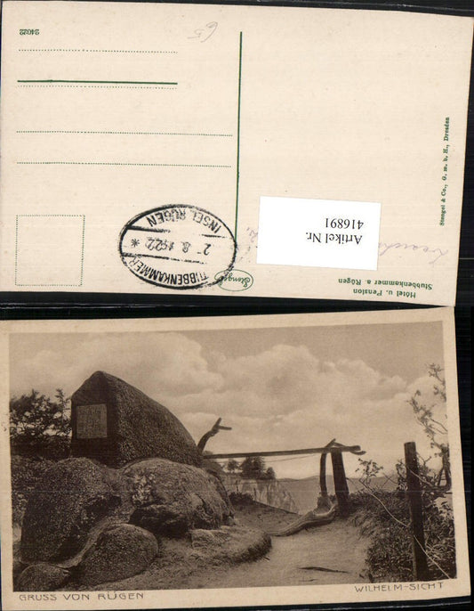 416891,Rügen Wilhelm-Sicht Stein Partie