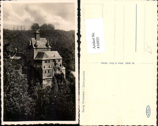 416923,Burg Kriebstein im Zschopautale b. Waldheim