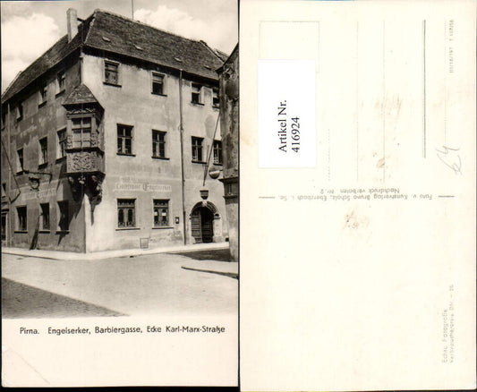 416924,Pirna Gaststätte Engelserker Erker