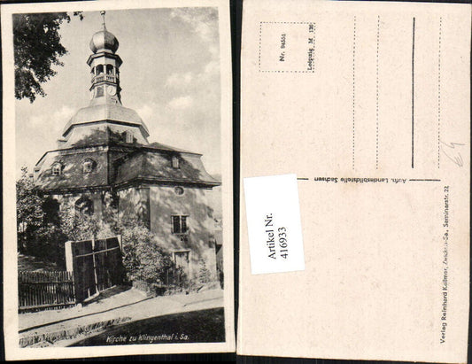 416933,Klingenthal in Sachsen Kirche