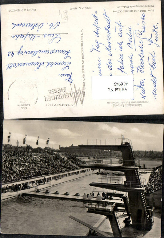 416943,Leipzig Schwimmstadion Sprungturm pub VEB