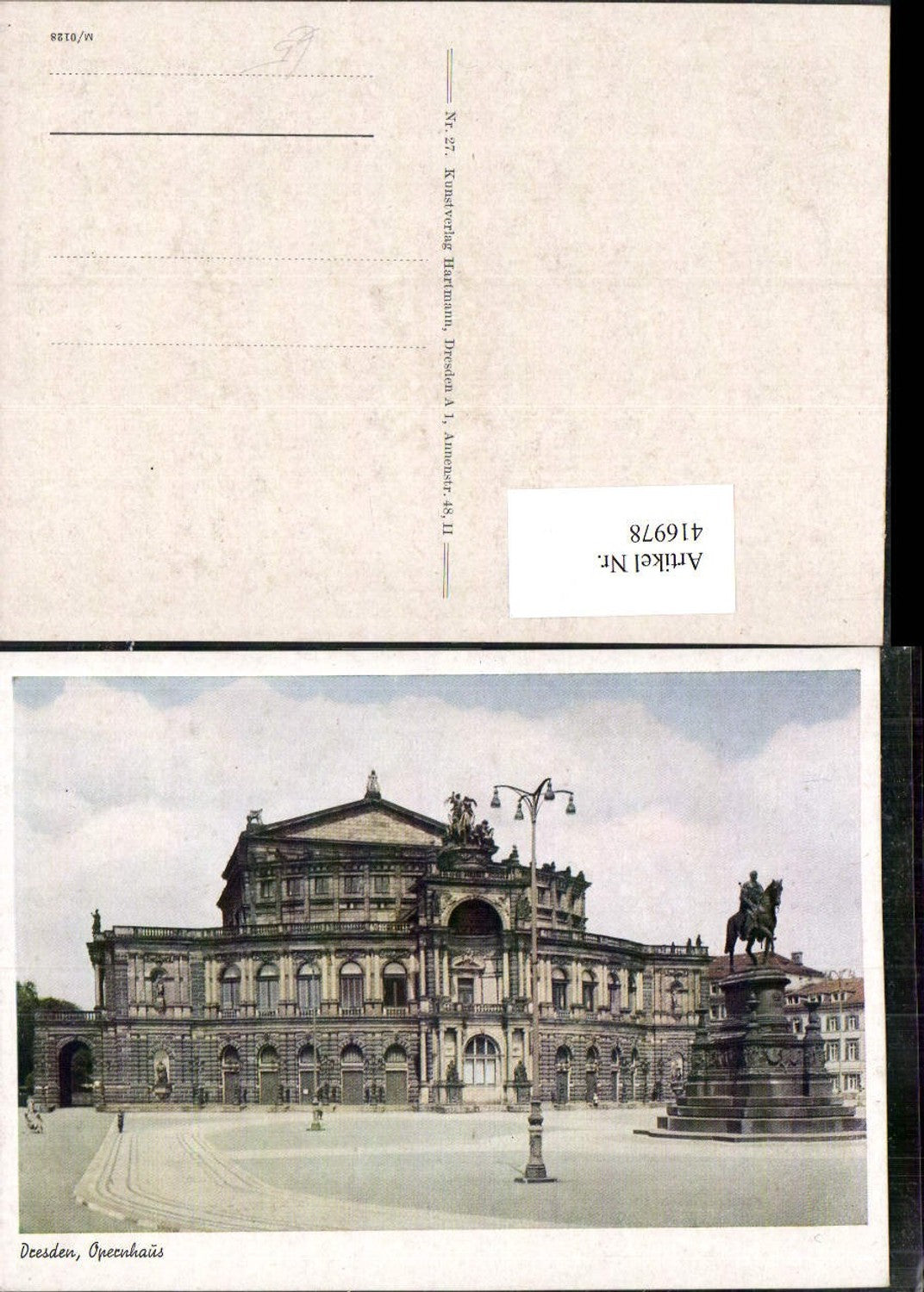 416978, Dresden Opera House Opera Building Monument Statue