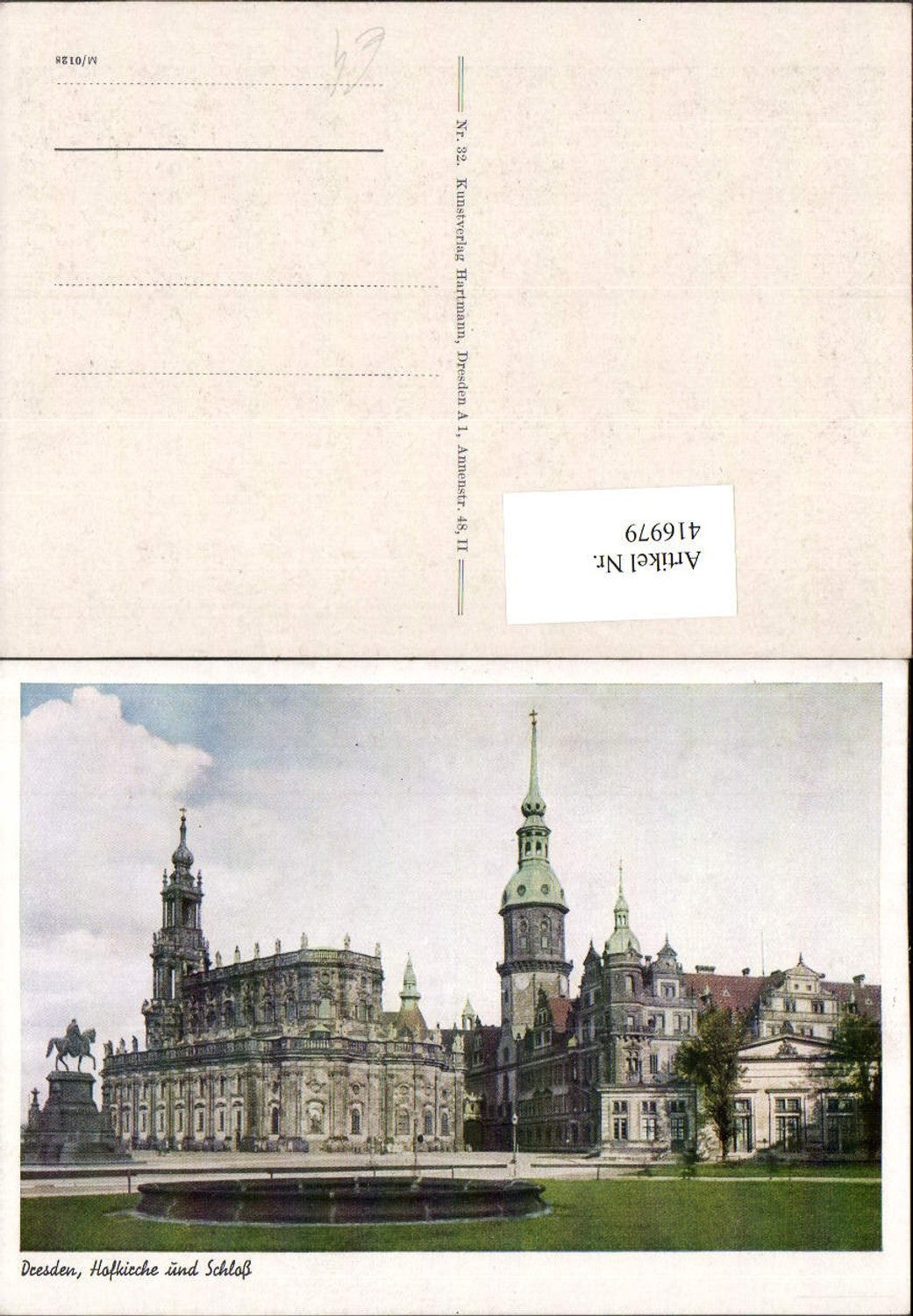 416979, Dresden Hofkirche Church and Castle