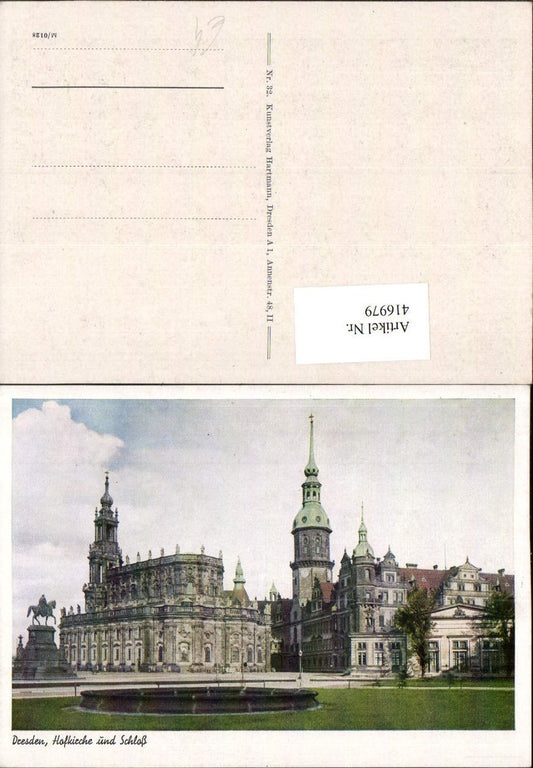 416979,Dresden Hofkirche Kirche und Schloss