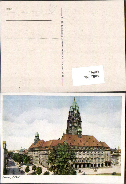 416980,Dresden Rathaus Gebäude