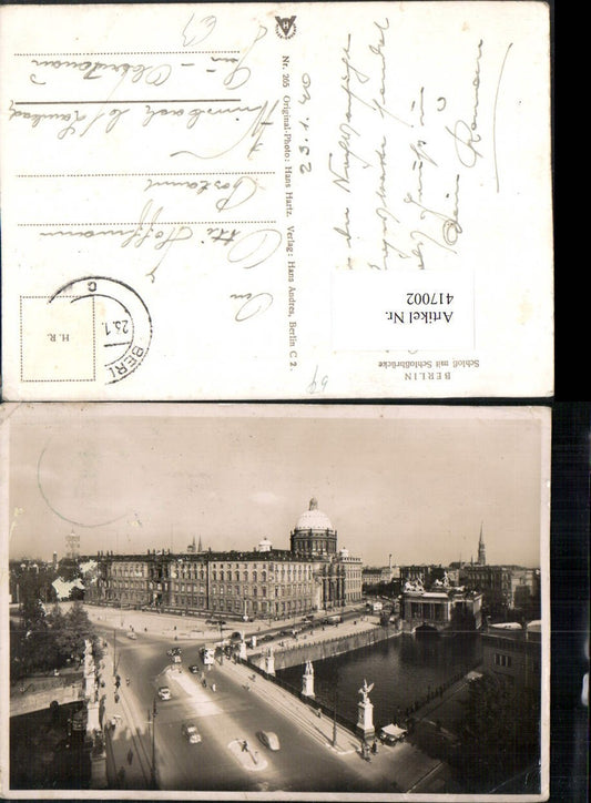 417002,Berlin Schloss m. Schlossbrücke Brücke