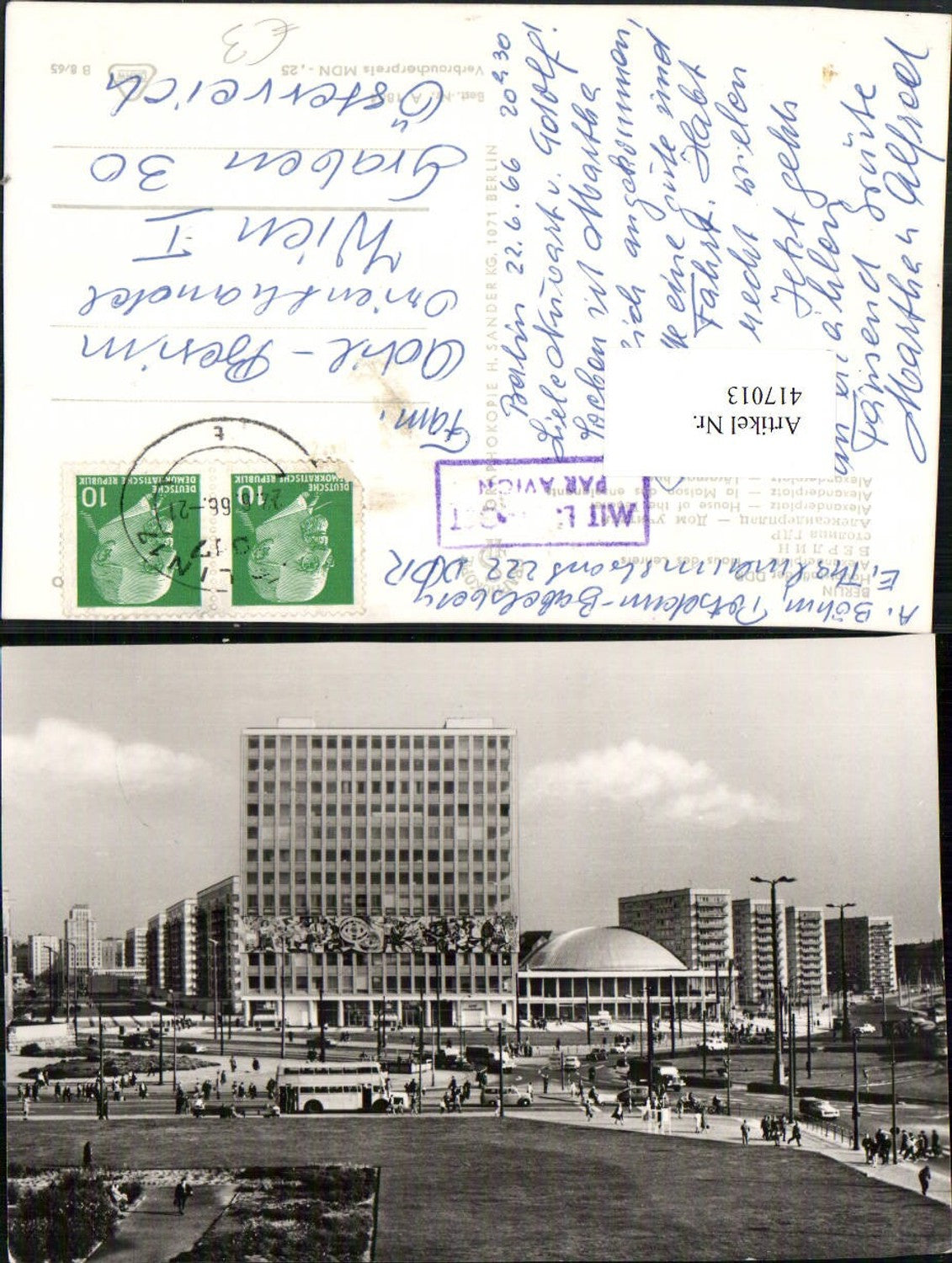 417013,Berlin Alexanderplatz Haus des Lehrers