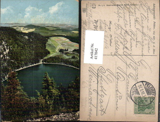 417042,Schwarzwald Feldsee See b. Feldberg pub Photochromie Ostermaier & Nenke