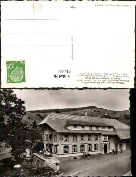 417083, Muggenbrunn in the Black Forest, Gasthof Pension Grüner Baum