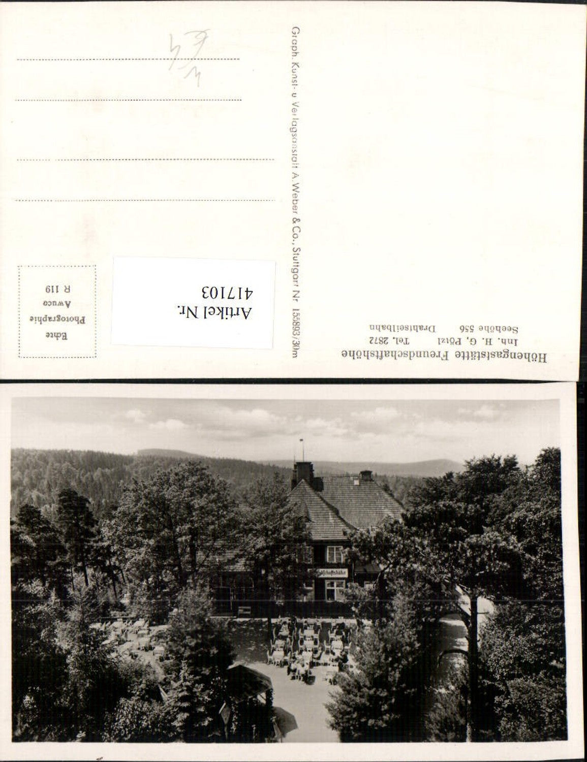 Alte Ansichtskarte – Old Postcard