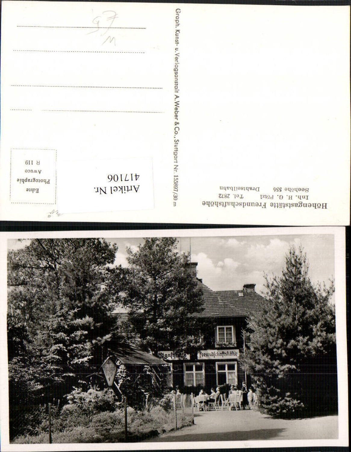 Alte Ansichtskarte – Old Postcard