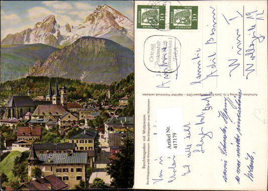 417179,Berchtesgaden Totale m. Watzmann Bergkulisse