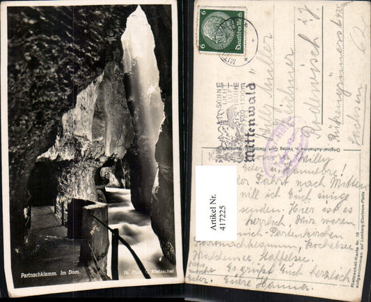 417225,Partnachklamm Klamm b. Garmisch-Partenkirchen Im Dom
