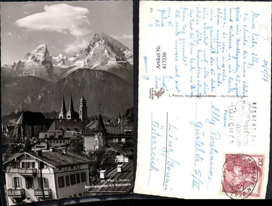 417230,Berchtesgaden Teilansicht m. Watzmann Bergkulisse