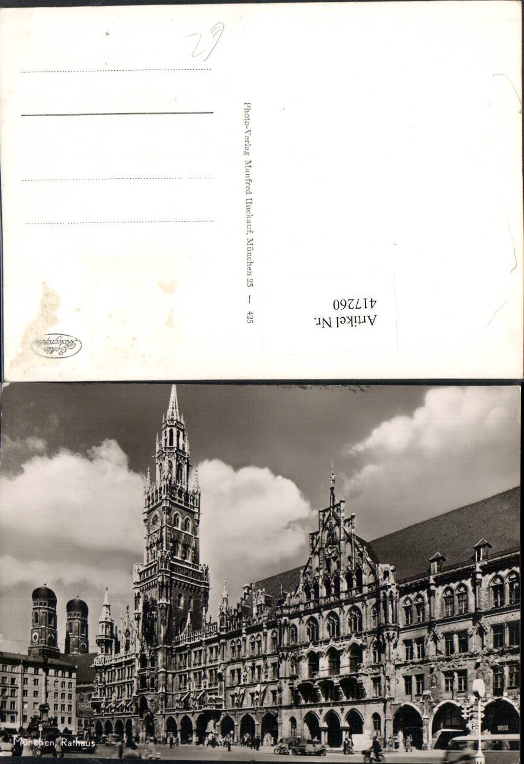 417260,München Rathaus Gebäude Frauenkirche Türme