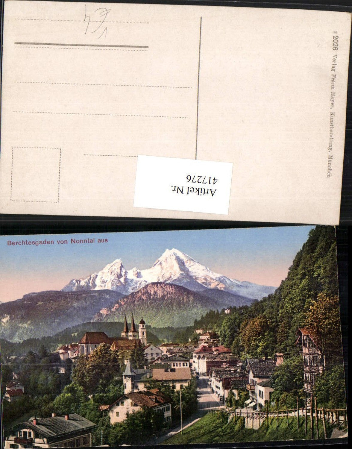 417276,Berchtesgaden Totale m. Watzmann vom Nonntal Bergkulisse pub Franz Hayer 2026