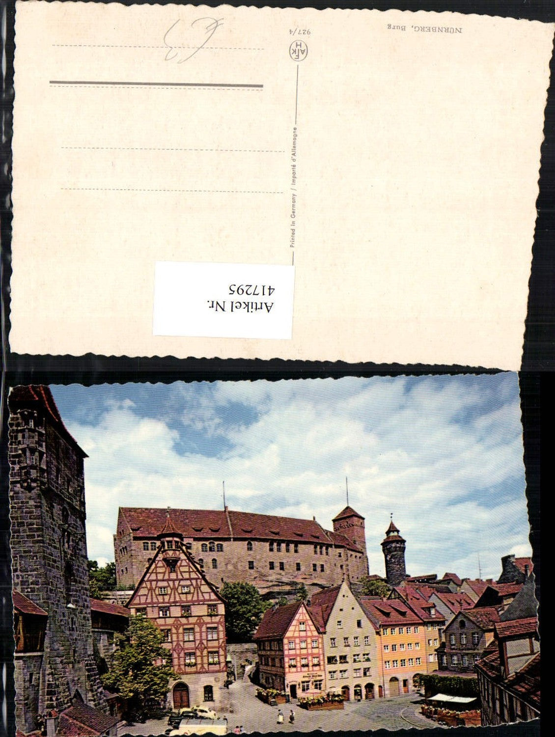 417295,Nürnberg Teilansicht m. Burg