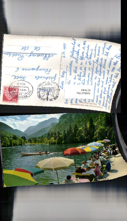 417449, Thumsee Lake near Bad Reichenhall, See-Wirt-Terrasse Boat