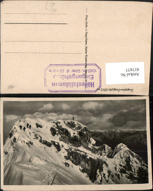 417477,Zugspitze Ostgipfel b. Grainau Bergkulisse