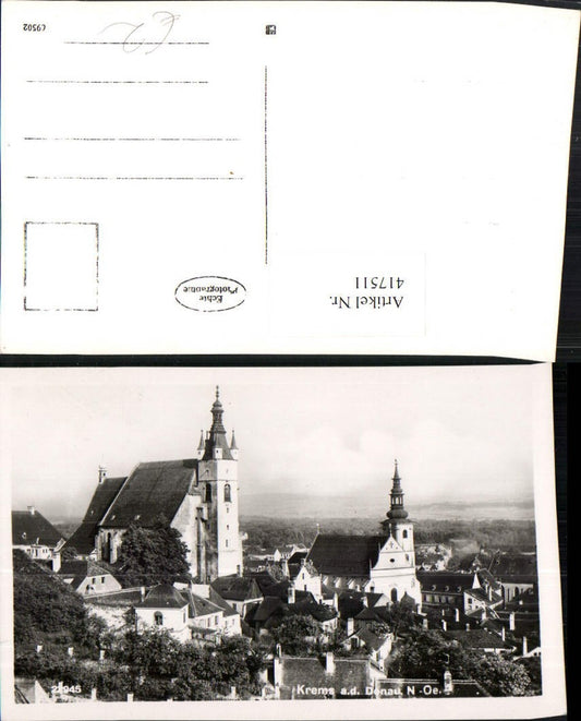 417511,Krems an d. Donau Teilansicht Kirchen