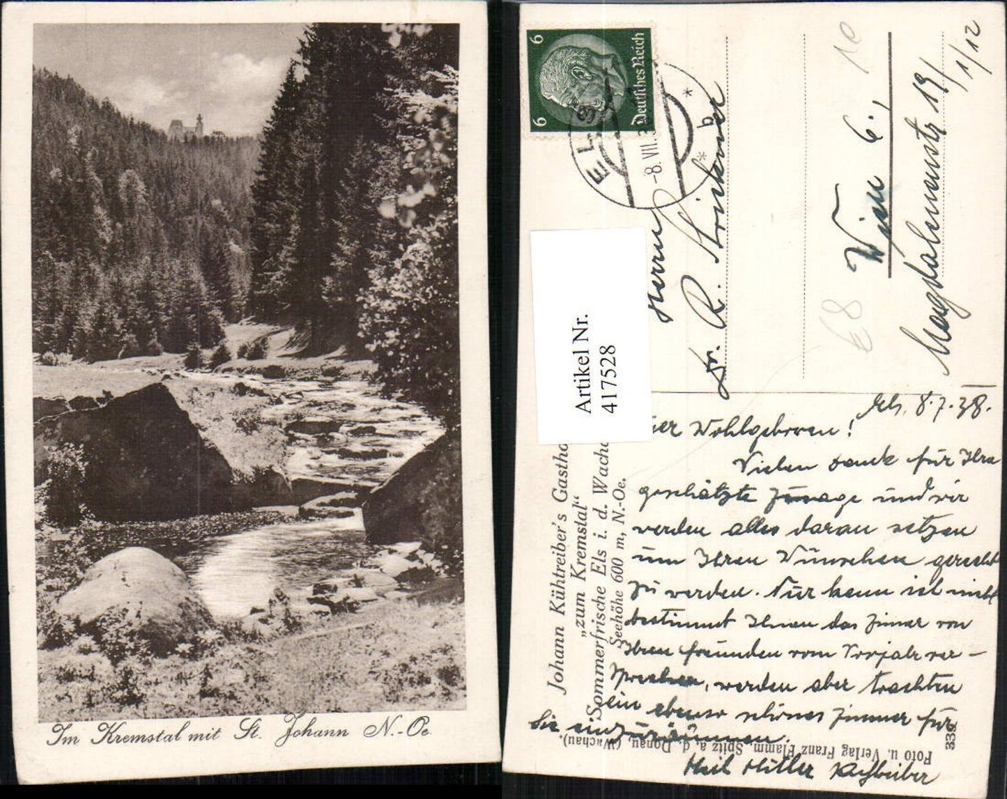 417528,Els in d. Wachau Kremstal mit St. Johann Kirche