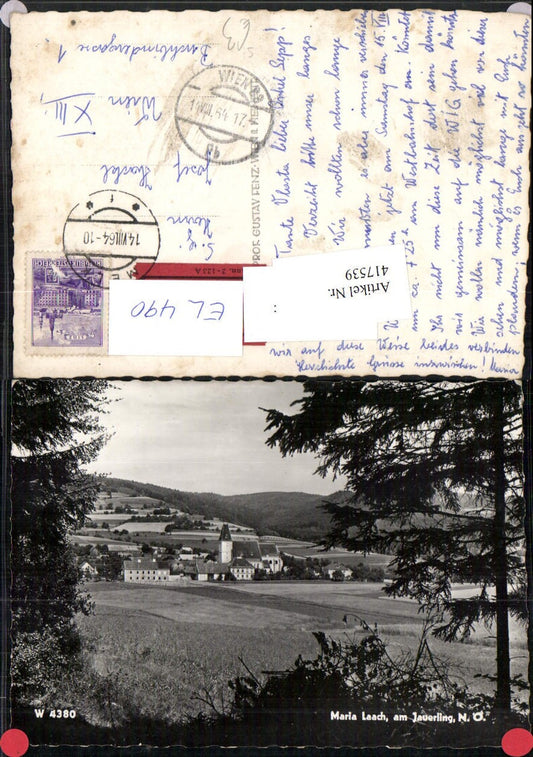 417539,Maria Laach am Jauerling Teilansicht Expres Stempel
