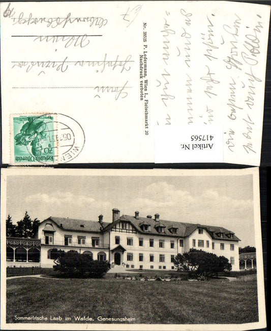 417565,Laab im Walde Genesungsheim Gebäude