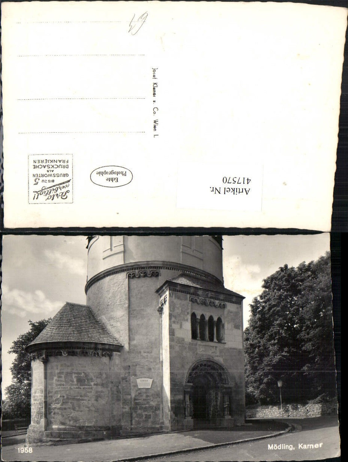 417570,Mödling Karner Gebäude