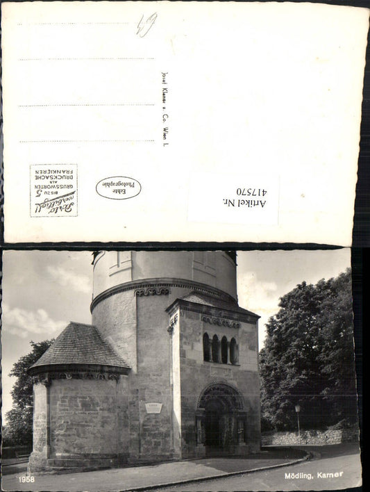 417570,Mödling Karner Gebäude