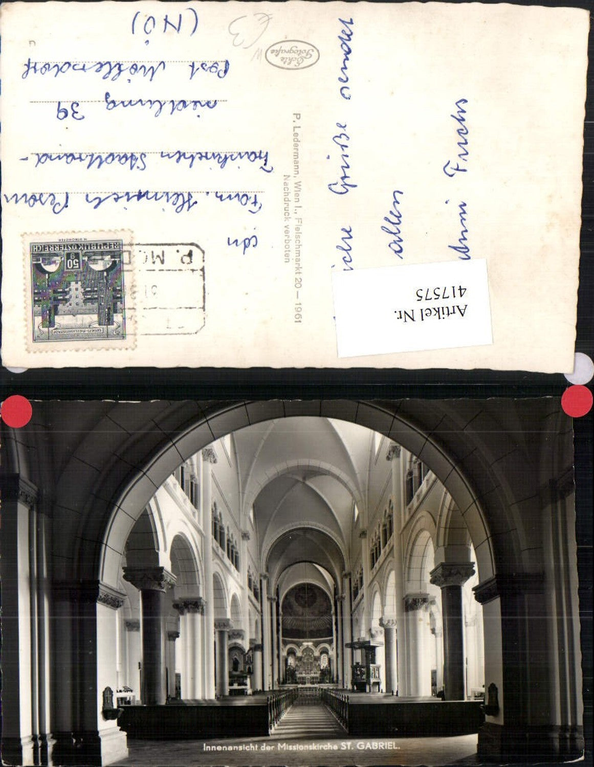 417575,Missionskirche Kirche St. Gabriel Innenansicht