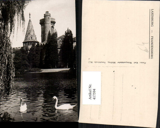 417594,Laxenburg Franzensburg Turm Teich Schwäne