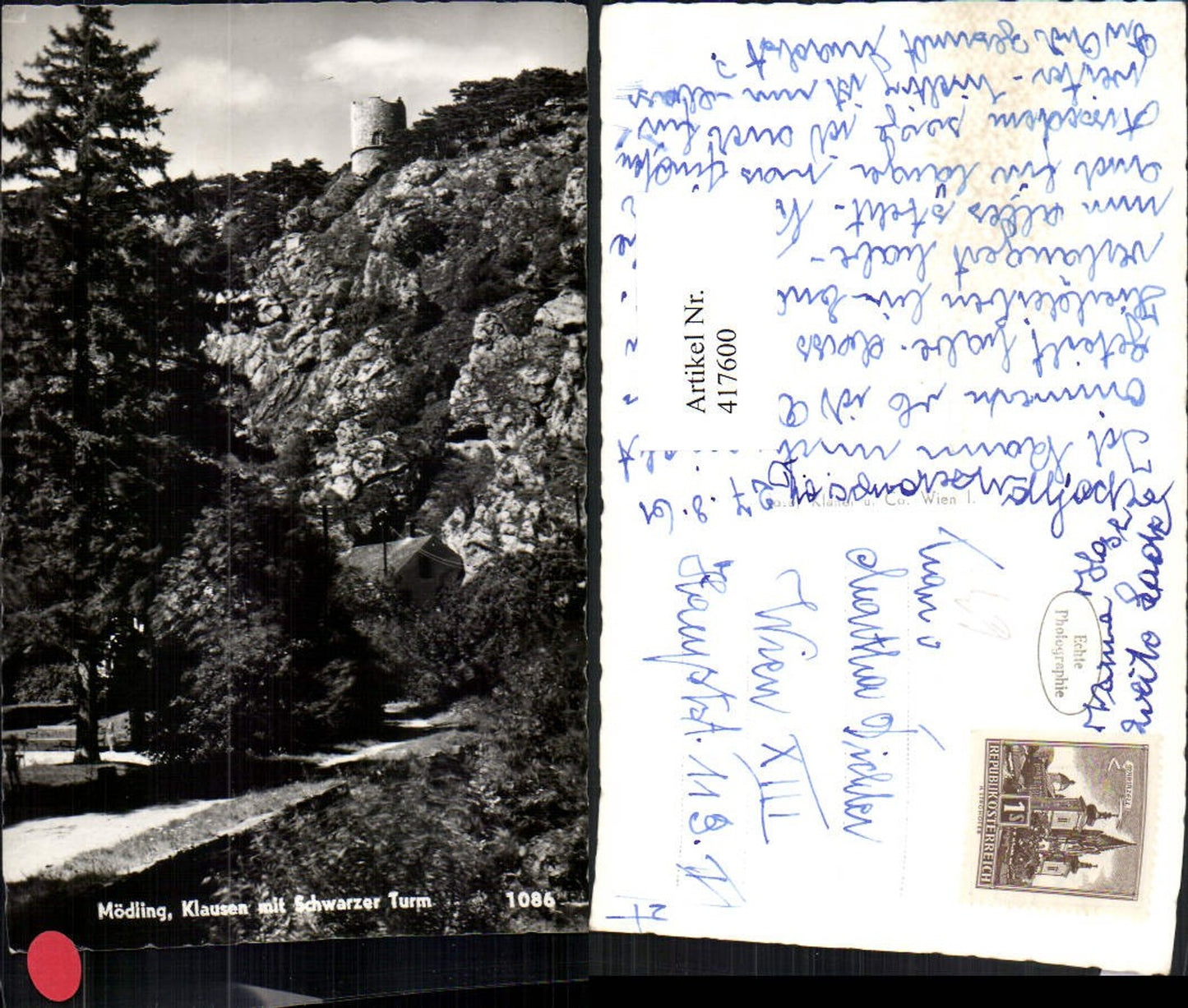 417600,Mödling Klausen m. Schwarzer Turm