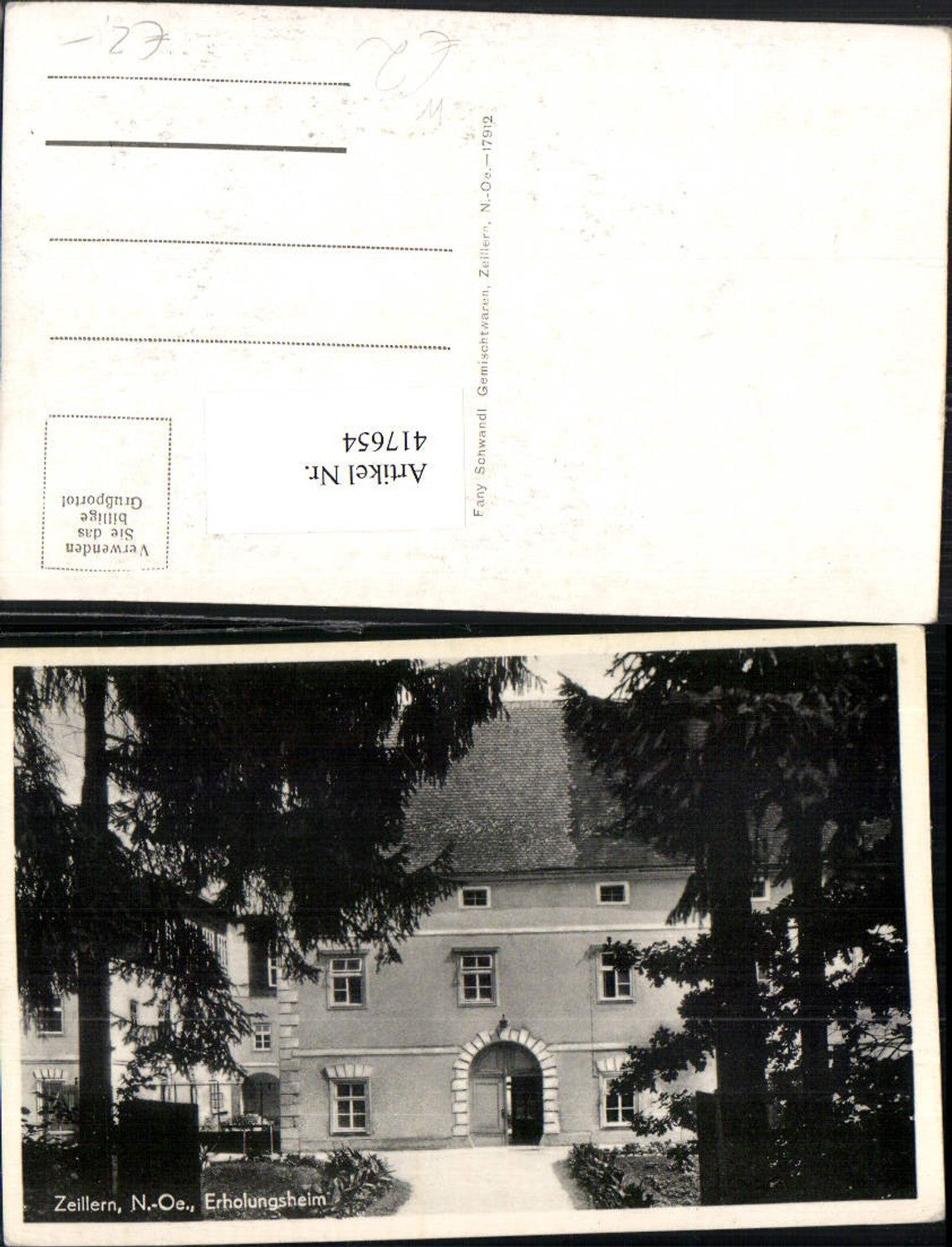 417654,Zeillern b. Amstetten Erholungsheim